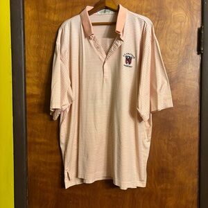 Pinehurst Golf Shirt, Size XL. 2008 US Amateur, Putterboy Logo, Peach